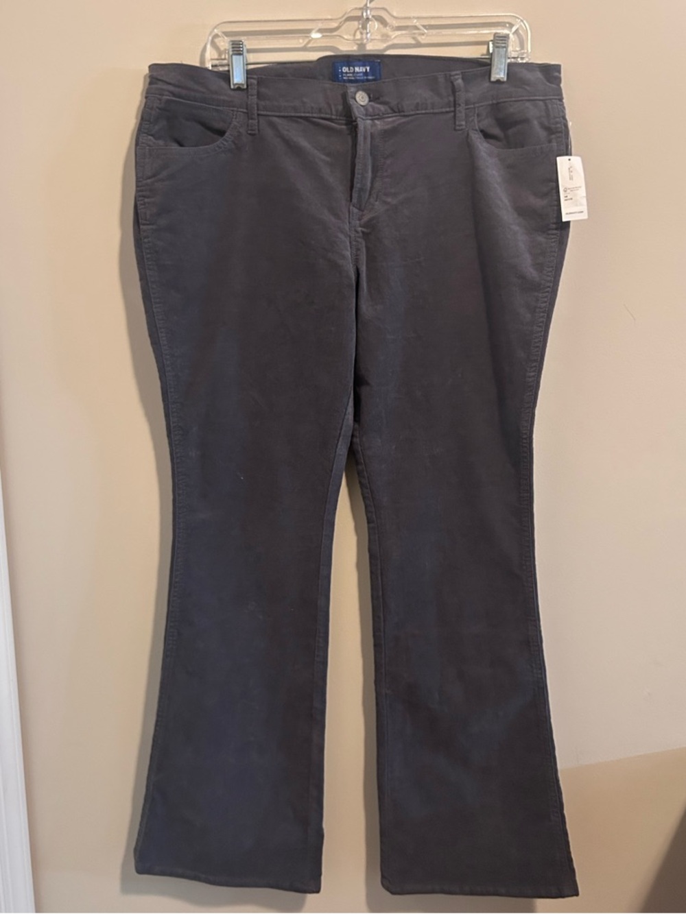 Old‎ Navy Charcoal Corduroy Petite Bootcut Pants